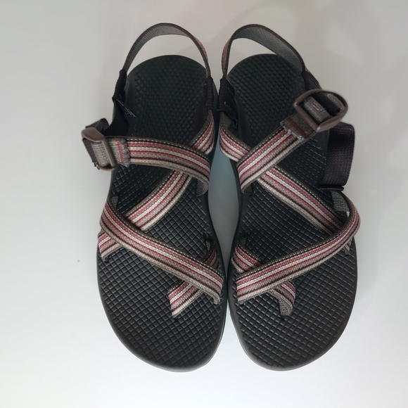 CHACO Like New Vibrant Women's Size 8W Brown and Gray Sandals - Picture 5 of 10